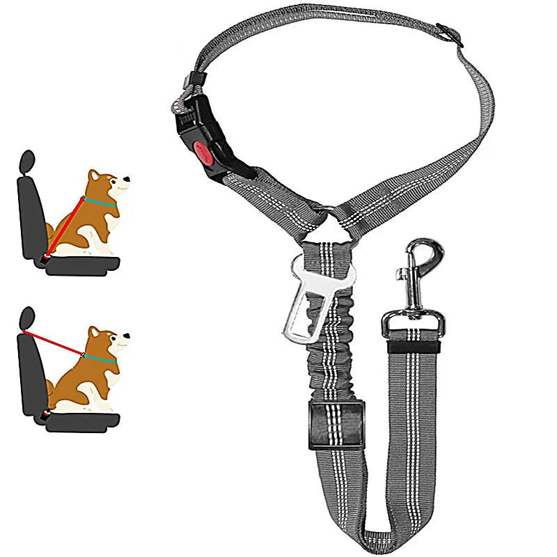 PetSafe™ | Verstelbare 2-in-1 Veiligheidsgordel & Halsband Voor Honden